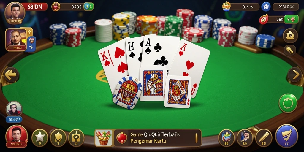 Screenshot utama 68IDN menampilkan gameplay QiuQiu yang seru dan interaktif.