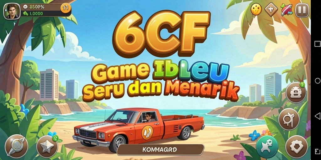 Tampilan gameplay 6CF yang seru dan menantang.