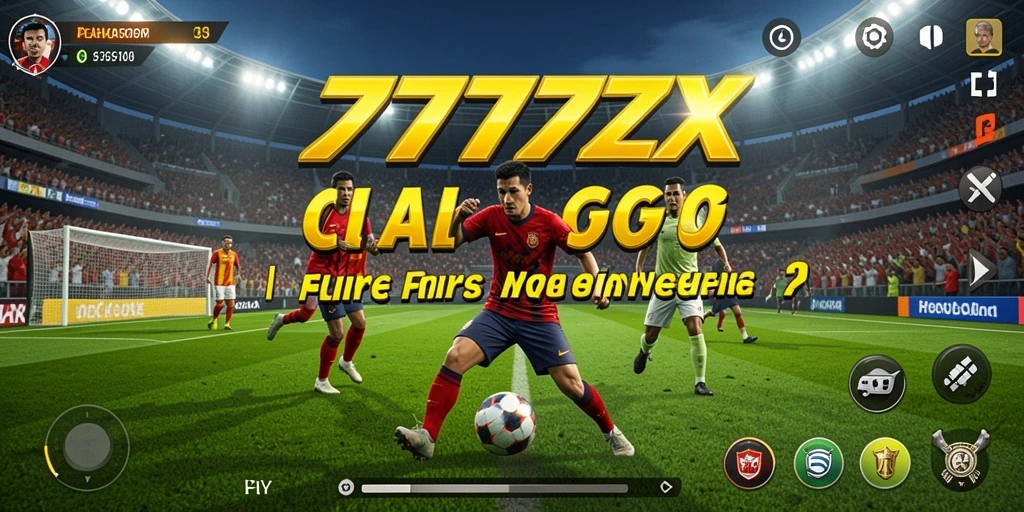 Tangkapan layar dari gameplay 777ZX menampilkan aksi olahraga yang seru.