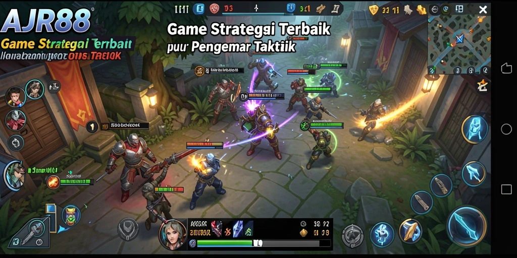 Tangkapan layar utama dari gameplay <strong>AJR88</strong> yang menunjukkan aksi strategi yang intens.
