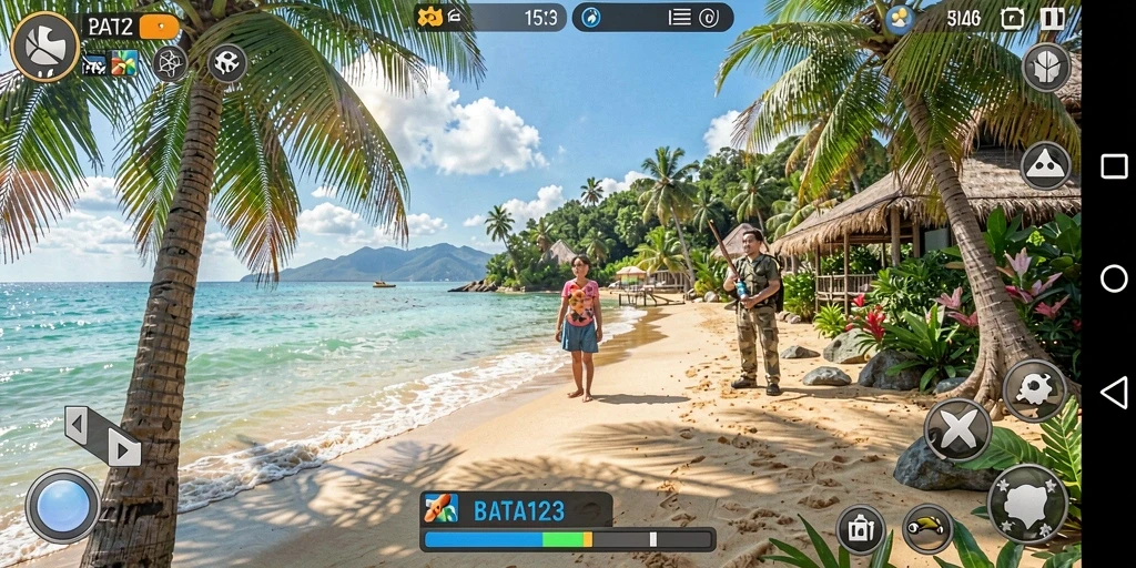 Tampilan gameplay <strong>BATA123</strong> yang penuh warna dan interaktif.