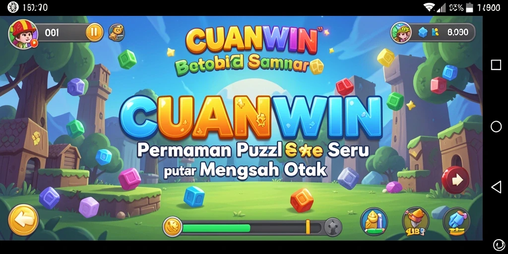 Screenshot gameplay <strong>CUANWIN</strong> menampilkan tantangan Puzzle yang menarik.