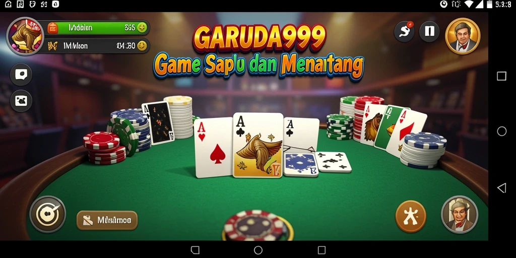 Tampilan gameplay seru dan interaktif dari GARUDA999.