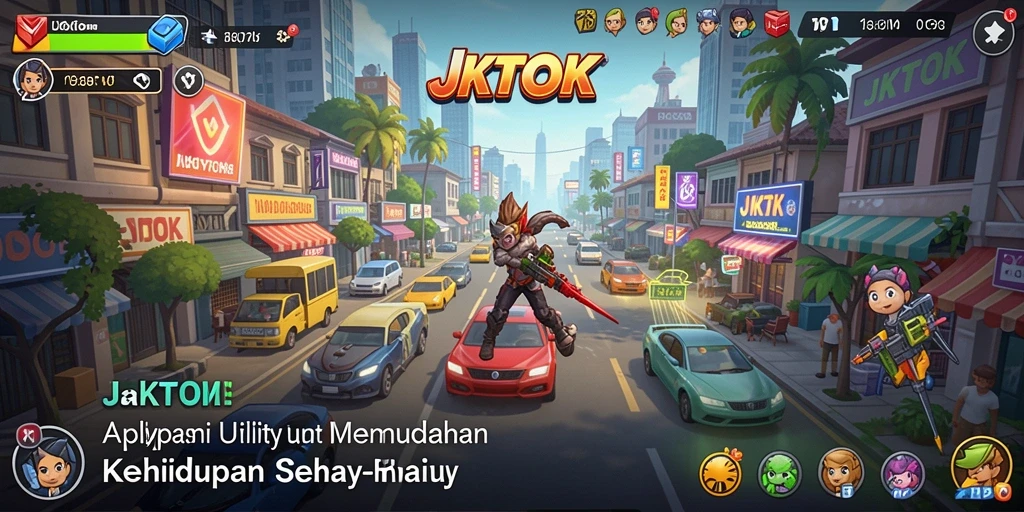 Tampilan antarmuka JKTOK yang modern dan mudah digunakan.