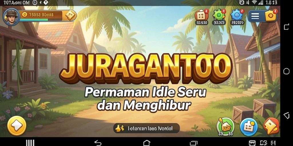 Tampak gameplay menarik dari JURAGANTOTO saat pemain mengelola sumber daya.