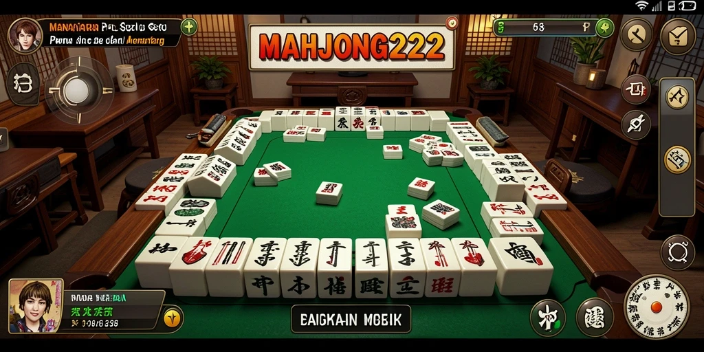 Screenshot gameplay MAHJONG222 yang menarik dan penuh tantangan.