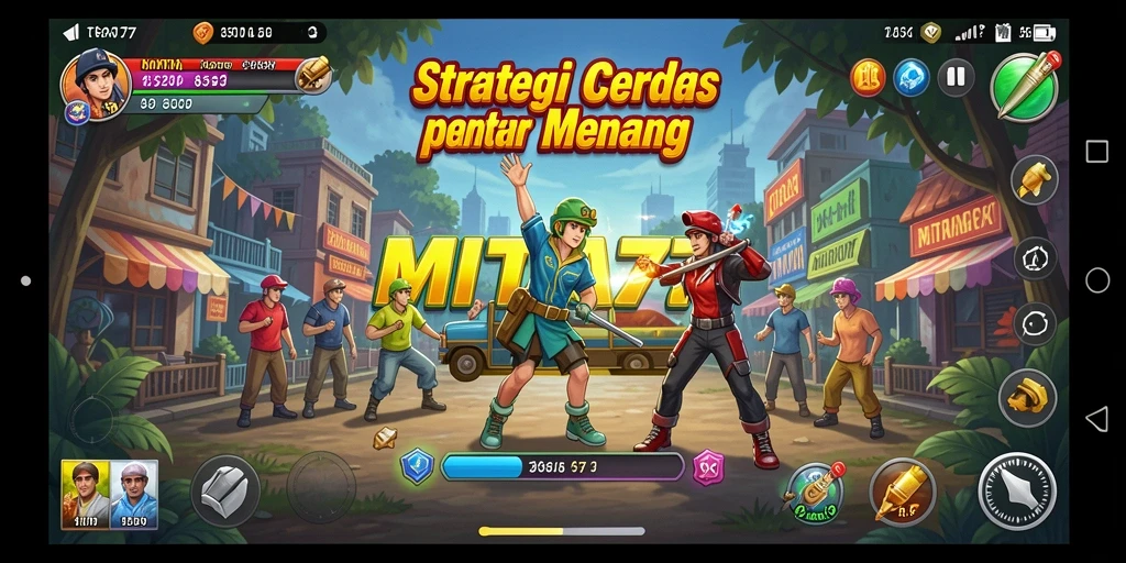 Tampilan aksion Strategi yang mendebarkan dari MITRA77.