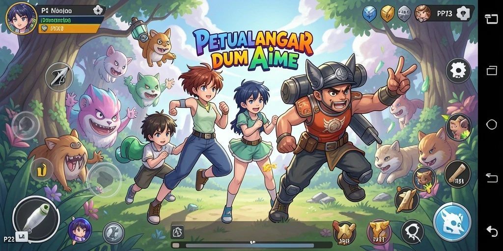 Tampilan gameplay PP123 yang menakjubkan dan menghibur.