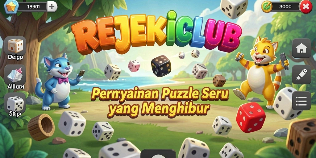 Tampilan gameplay seru dan menantang di REJEKICLUB.