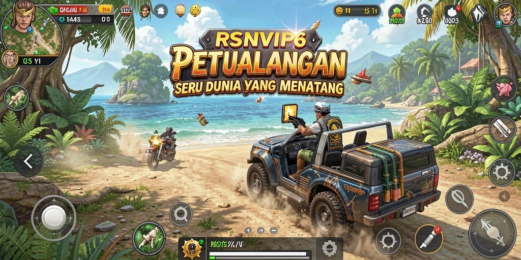Tampilan gameplay RSNVIP6 memperlihatkan suasana petualangan yang mendebarkan.