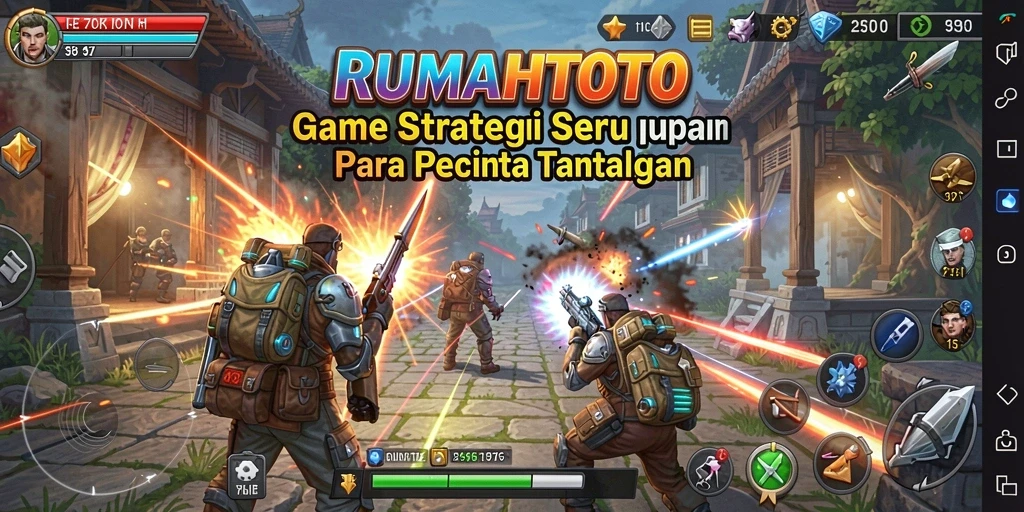 Tampilan gameplay menarik dari RUMAHTOTO dengan elemen strategi.