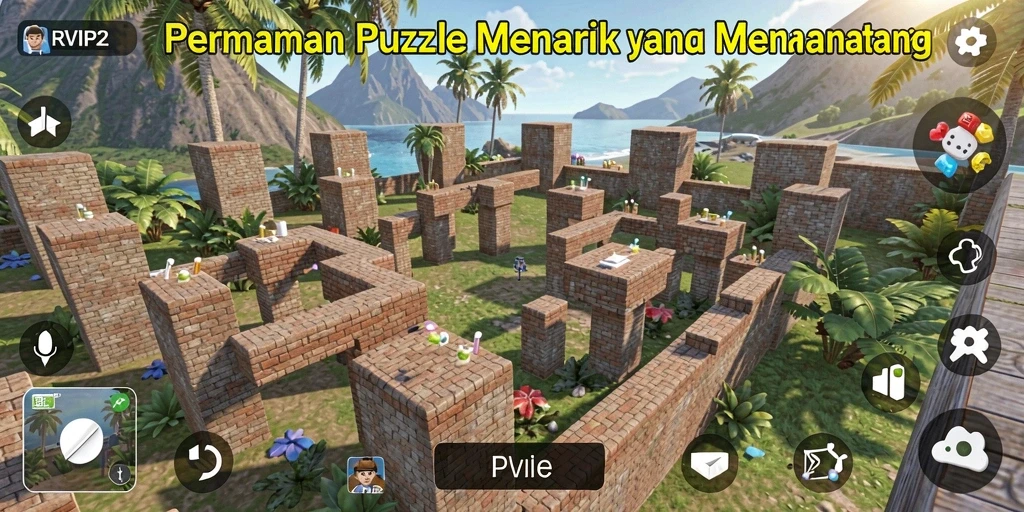 Tampilan gameplay RVIP2 yang seru dan penuh warna.