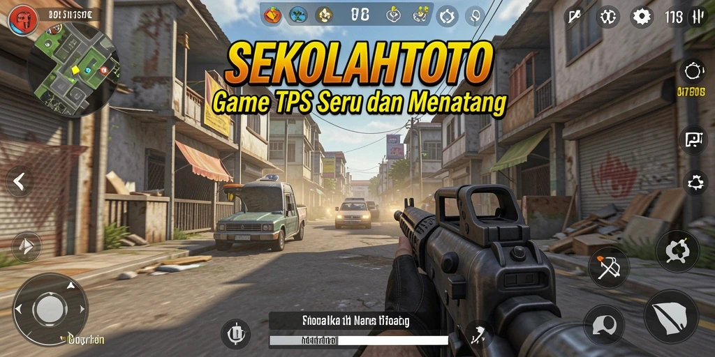 Tampilan gameplay intens dari SEKOLAHTOTO yang menegangkan.