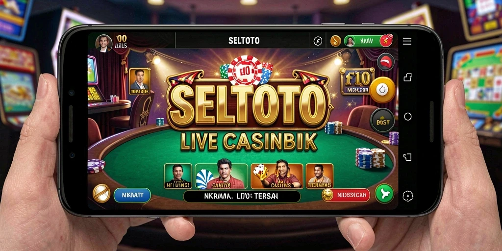 Tampilan permainan Live Casino di SELTOTO yang menarik dan interaktif.